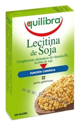 ЕКВИЛИБРА СОЕВ ЛЕЦИТИН + ВИТАМИН Б1 капсули * 32