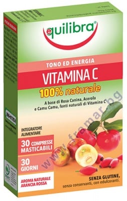 ЕКВИЛИБРА ВИТАМИН С 100% НАТУРАЛЕН таблетки * 30