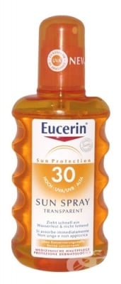 ЕУЦЕРИН SPF 30 СЛЪНЦЕЗАЩИТЕН ПРОЗРАЧЕН СПРЕЙ 200 мл
