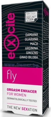 ЕКСАЙТ УОМАН ФЛАЙ СТИМУЛИРАЩ ЗАСИЛВАЩ ОРГАЗМА ГЕЛ ЗА ЖЕНИ 20 мл
