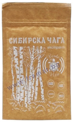 СУХ ЕКСТРАКТ ОТ СИБИРСКА ЧАГА VERDE VITA 70 г