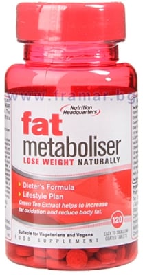 МЕТАБОЛИЗАТОР НА МАЗНИНИ таблетки * 120 NUTRITION HEADQUARTERS