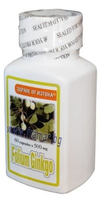 ФОЛИУМ ГИНКО капсули 500 мг * 60 TNT 21
