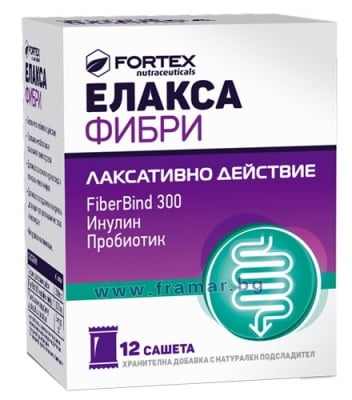 ЕЛАКСА ФИБРИ саше * 12 ФОРТЕКС