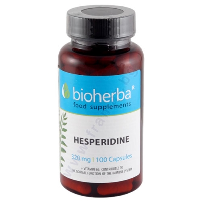 БИОХЕРБА ХЕСПЕРЕДИН 320 мг + ВИТАМИН B6 капсули * 100