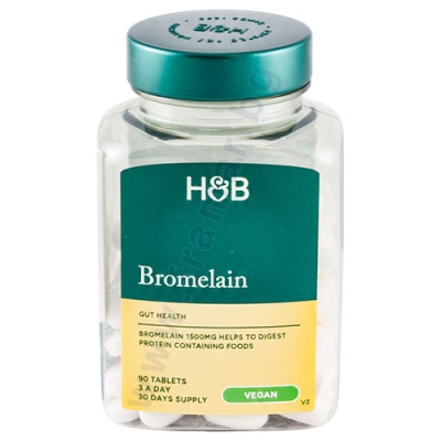 БРОМЕЛАИН таблетки 500 мг * 90 HOLLAND & BARRETT