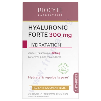 ХИАЛУРОНИК ФОРТЕ капсули 300 мг * 30 BIOCYTE