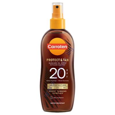 КАРОТЕН PROTECT & TAN СЛЪНЦЕЗАЩИТНО ОЛИО СПРЕЙ ЗА ТЕН SPF20 150 мл
