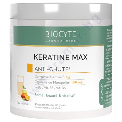 КЕРАТИН МАКС + ВИТАМИНИ B6 + B8 240 г BIOCYTE