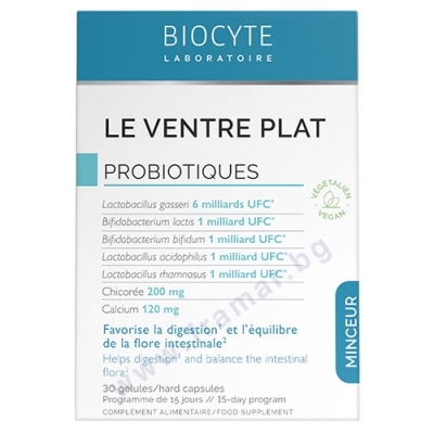 ПРОБИОТИЦИ ПЛОСЪК КОРЕМ капсули * 30 BIOCYTE