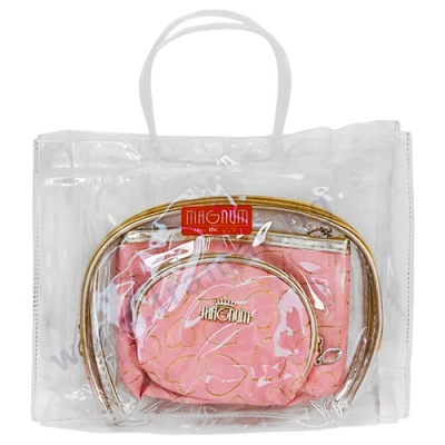 МАГНУМ КОМПЛЕКТ КОЗМЕТИЧНИ НЕСЕСЕРИ ОВАЛ 3 в 1 671