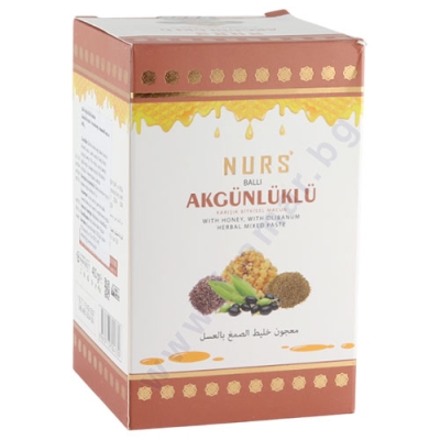 НУРС БИЛКОВА ПАСТА С МЕД И ТАМЯНОВО МАСЛО 400 г