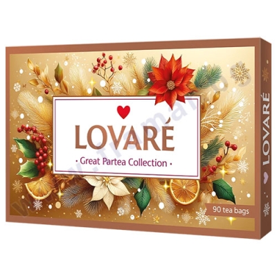ЛОВАРЕ ЧАЙ АСОРТИ GREAT PARTEA ЗИМНА КОЛЕКЦИЯ 18 ВИДА * 5