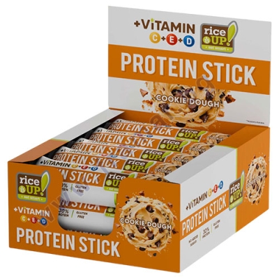 ВИТАМИНОВ ПРОТЕИНОВ СТИК ХРУПКАВА БИСКВИТА 40 г * 15 RICE UP!