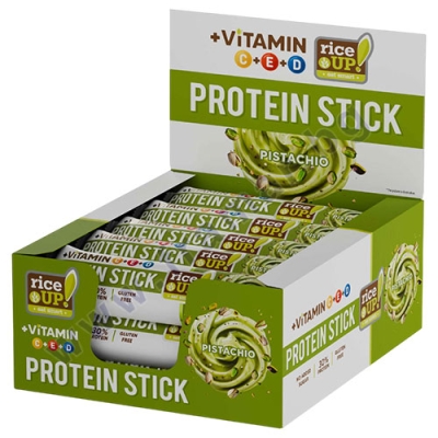 ВИТАМИНОВ ПРОТЕИНОВ СТИК ШАМФЪСТЪК 40 г * 15 RICE UP!