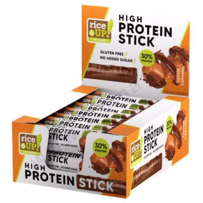 ПРОТЕИНОВ СТИК ТОФИ КАРАМЕЛ 40 г * 15 RICE UP!