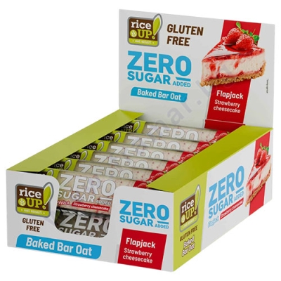 ОВЕСЕН БАР БЕЗ ДОБАВЕНА ЗАХАР ЯГОДОВ ЧИЙЗКЕЙК 70 г * 12 RICE UP!