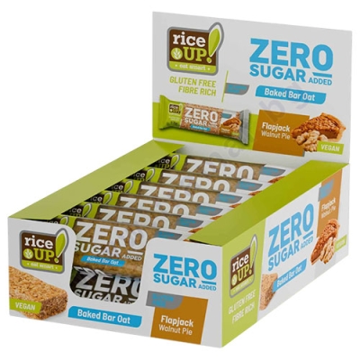 ОВЕСЕН БАР БЕЗ ДОБАВЕНА ЗАХАР ОРЕХ 70 г * 12 RICE UP!