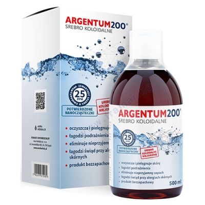 АУРА ХЕРБАЛС АРГЕНТУМ200 КОЛОИДНО СРЕБРО 25 ppm 500 мл 