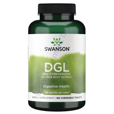 СУОНСЪН ЕКСТРАКТ ОТ КОРЕН НА ЖЕНСКО БИЛЕ DGL С ДЕГЛИЦИРИЗИРАНО ДЕЙСТВИЕ дъвчащи таблетки 385 мг * 180