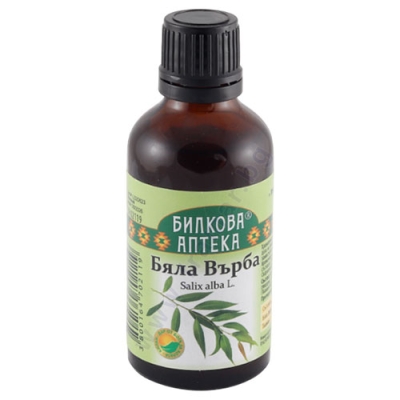 БИЛКОВА АПТЕКА ТИНКТУРА БЯЛА ВЪРБА + ТИАМИН 50 мл