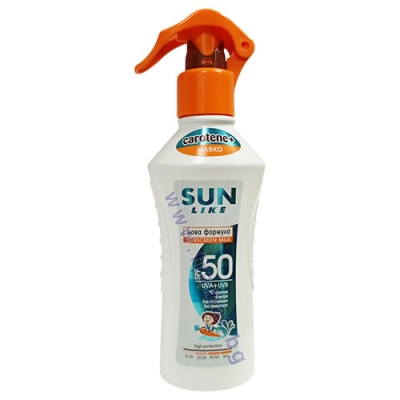 СЪН ЛАЙК СЛЪНЦЕЗАЩИТНО МЛЯКО ЗА ТЯЛО СПРЕЙ SPF50 200 мл