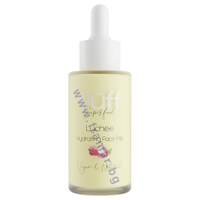 ХИДРАТИРАЩО МЛЯКО ЗА ЛИЦЕ С ЕКСТРАКТ ОТ ЛИЧИ 40 мл FLUFF