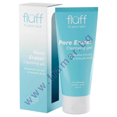 ПОЧИСТВАЩ ГЕЛ ЗА ЛИЦЕ СЪС САЛИЦИЛОВА КИСЕЛИНА И ЕКСТРАКТ ОТ МАЛАХИТ 100 мл FLUFF