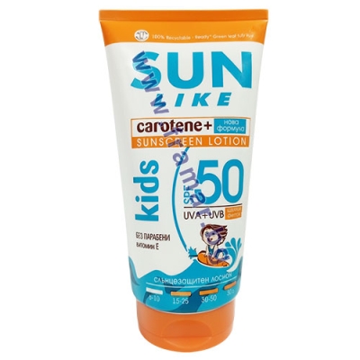 СЪН ЛАЙК СЛЪНЦЕЗАЩИТЕН ЛОСИОН ЗА ДЕЦА SPF50 150 мл