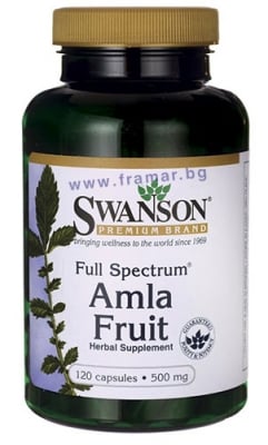СУОНСЪН АМЛА ПЛОД ФУЛ СПЕКТРУМ капсули 500 мг * 120