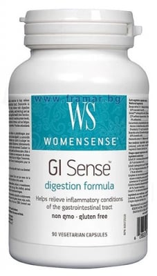 ГИ СЕНС ХРАНОСМИЛАТЕЛНА ФОРМУЛА капсули 616 мг * 90 НАТУРАЛ ФАКТОРС