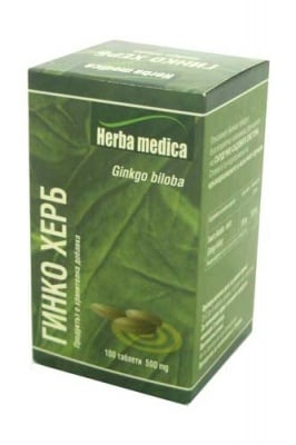 ГИНКО ХЕРБ таблетки 500 мг * 100 ХЕРБАМЕДИКА 
