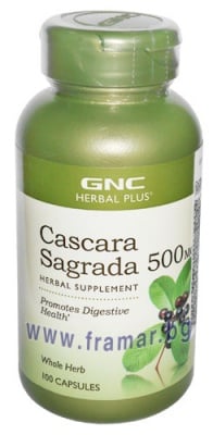 КАСКАРА САГРАДА капсули 500 мг * 100  GNC