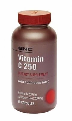 ВИТАМИН С 250 мг. + ЕХИНАЦЕЯ табл. * 90 GNC