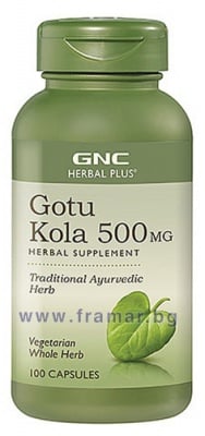 ГОТУ КОЛА капсули 500 мг. * 100 GNC