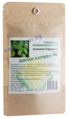ХАМАМЕЛИС ВИРДЖИНИАНА ЛИСТА 25 гр. КАРМЕН