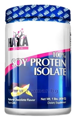 ХАЯ ЛАБС 100% СОЕВ ПРОТЕИН ИЗОЛАТ 454 г