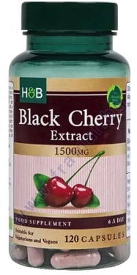 ЧЕРНА ЧЕРЕША ЕКСТРАКТ капсули * 120 HOLLAND & BARRETT