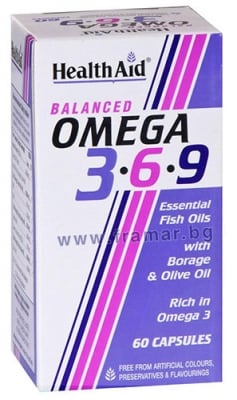ОМЕГА 3 - 6 - 9 капсули * 60 ХЕЛТ ЕЙД