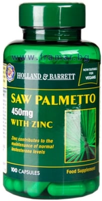 САО ПАЛМЕТО + ЦИНК капсули * 90 HOLLAND & BARRETT