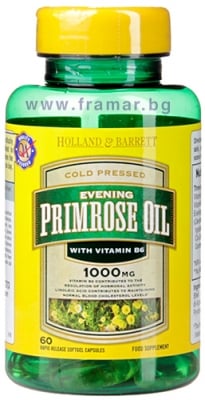 МАСЛО ОТ ВЕЧЕРНА ИГЛИКА капсули 1000 мг * 60 HOLLAND & BARRETT