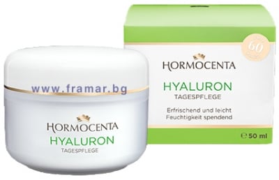 ХОРМОЦЕНТА КРЕМ ЗА ЛИЦЕ С ХИАЛУРОН ЗА СУХА И ЗРЯЛА КОЖА 50 мл.