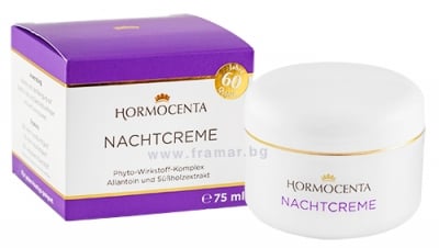 ХОРМОЦЕНТА НОЩЕН КРЕМ ЗА ЛИЦЕ ЗА СУХА И ЗРЯЛА КОЖА 75 мл.
