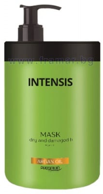 ИНТЕНЗИС МАСКА ЗА СУХА И УВРЕДЕНА КОСА С АРГАНОВО МАСЛО 1000 гр.
