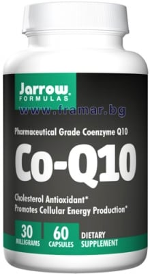 ДЖАРОУ ФОРМУЛАС КОЕНЗИМ Q10 капсули 30 мг * 60