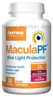 ДЖАРОУ ФОРМУЛАС МАКУЛА ЗАЩИТНИ ФАКТОРИ капсули * 30