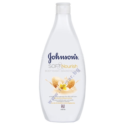 ДЖОНСЪНС СОФТ ЕНД НУРИШ ДУШ ГЕЛ БАДЕМОВО МАСЛО И ЖАСМИН 750 мл