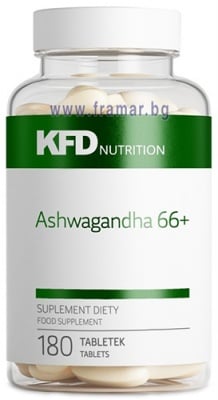 КФД НУТРИШЪН АШВАГАНДА 66+ таблетки * 180