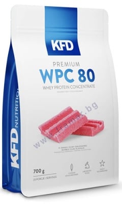 КФД НУТРИШЪН ПРЕМИУМ СУРОВАТЪЧЕН ПРОТЕИН WPC80 700 г