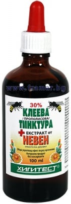 КЛЕЕВА ТИНКТУРА 30% + ЕКСТРАКТ ОТ НЕВЕН 100 мл.